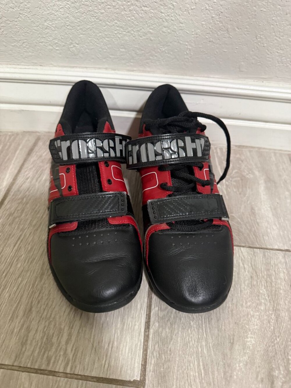 Reebok CrossFit Lifter Plus 2.0 Black Red Weightlifting Shoes Women's 8